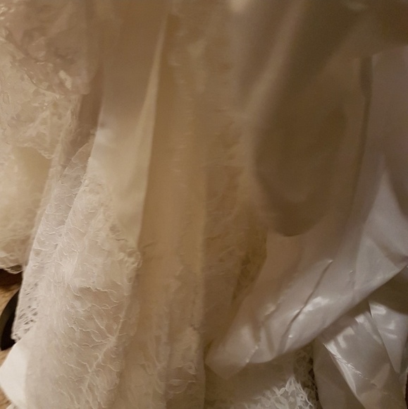 RARE Snow White Beads Ballroom Wedding Dress Princess Victorian Luxury Ball Gown - Picture 7 of 16